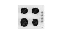 TEKA HL LUX 60 4G AI AL CI WHITE 60 cm Kristal Cam Beyaz Ankastre GazlÝ Ocak - Teka
