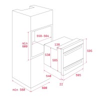 TEKA HLD 45.15 SS 5 ProgramlÝ 60 cm Ankastre FÝrÝn - 8