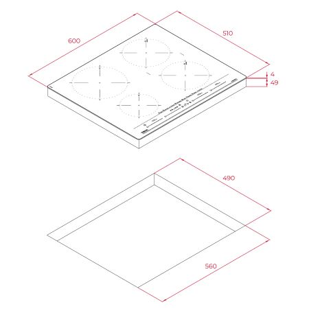 TEKA IZC 64630 WH MST 60 cm ÜndŸksiyonlu Beyaz Ankastre Ocak - 11