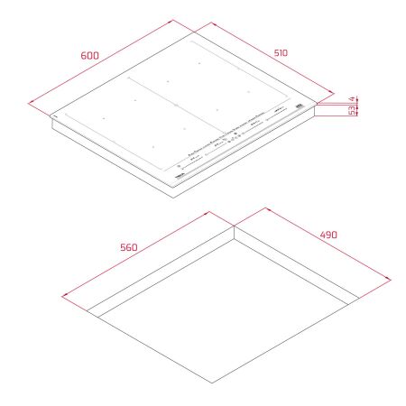 TEKA IZF 68700 MST BK 60 cm Siyah ÜndŸksiyonlu Ankastre Ocak - 9