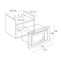 TEKA ML 820 BIS Ankastre Mikrodalga FÝrÝn - 9
