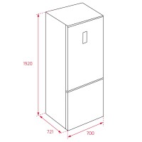 TEKA RBF 78720 GBK EU 192 cm 2 KapÝlÝ Siyah BuzdolabÝ - 9