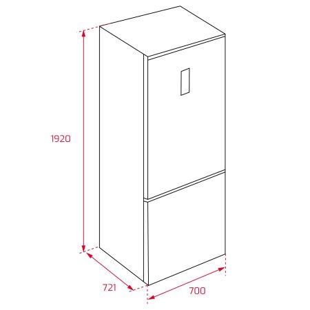TEKA RBF 78720 GWH EU 192 cm 2 KapÝlÝ Beyaz BuzdolabÝ - 10