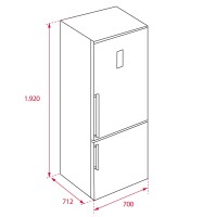 TEKA RBF 78720 SS EU 192 cm 2 KapÝlÝ Paslanmaz ‚elik BuzdolabÝ - 8