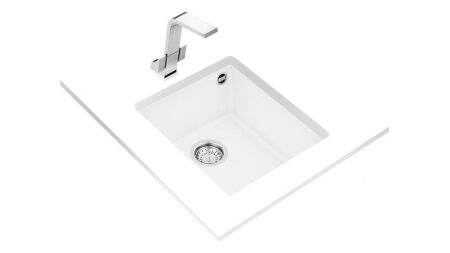 TEKA SQUARE 34.40 TG TezgahaltÝ Arctic White Granit Eviye - 2