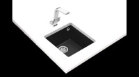 TEKA SQUARE 40.40 TG TezgahaltÝ Black Granit Eviye - Teka (1)