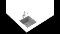 TEKA SQUARE 40.40 TG TezgahaltÝ Stone Grey Granit Eviye - Teka (1)
