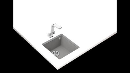 TEKA SQUARE 40.40 TG TezgahaltÝ Stone Grey Granit Eviye - 2