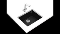 TEKA SQUARE 50.40 TG TezgahaltÝ Black Granit Eviye - Teka (1)