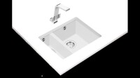 TEKA SQUARE 560 TG TezgahaltÝ Arctic White Granit Eviye - Teka (1)