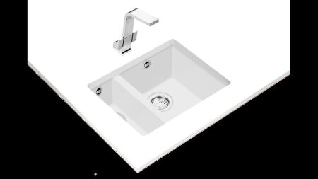 TEKA SQUARE 560 TG TezgahaltÝ Arctic White Granit Eviye - 2