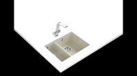 TEKA SQUARE 560 TG TezgahaltÝ Bright Cream Granit Eviye - Teka (1)