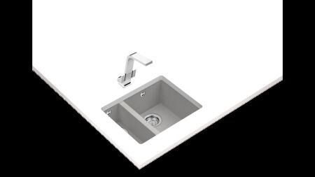 TEKA SQUARE 560 TG TezgahaltÝ Stone Grey Granit Eviye - 2