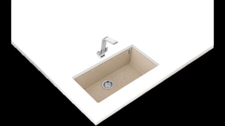 TEKA SQUARE 72.40 TG TezgahaltÝ Avena Beige Granit Eviye - 2