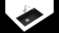 TEKA SQUARE 72.40 TG TezgahaltÝ Black Granit Eviye - Teka (1)
