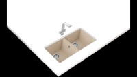 TEKA SQUARE 760 TG TezgahaltÝ Avena Beige Granit Eviye - Teka (1)
