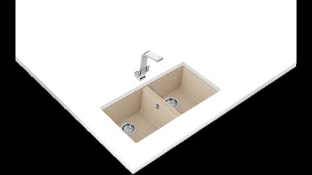 TEKA SQUARE 760 TG TezgahaltÝ Avena Beige Granit Eviye - 2