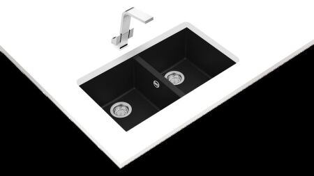 TEKA SQUARE 760 TG TezgahaltÝ Black Granit Eviye - 2