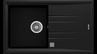 TEKA STONE 50 B-TG TezgahŸstŸ Metallic Black Granit Eviye - Teka