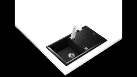 TEKA STONE 50 B-TG TezgahŸstŸ Metallic Black Granit Eviye - 2