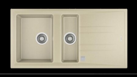 TEKA STONE 60 B-TG TezgahŸstŸ Topasbeige Granit Eviye - 1