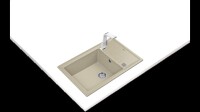 TEKA STONE 60 S-TG TezgahŸstŸ Topasbeige Granit Eviye - Teka (1)