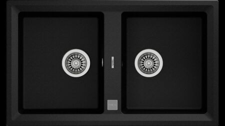 TEKA STONE 90 B-TG TezgahŸstŸ Metallic Black Granit Eviye - 1
