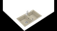 TEKA STONE 90 B-TG TezgahŸstŸ Topasbeige Granit Eviye - Teka (1)